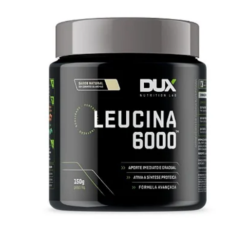 Leucina 6000. Imagem: Muscle fit nutrition & cloting