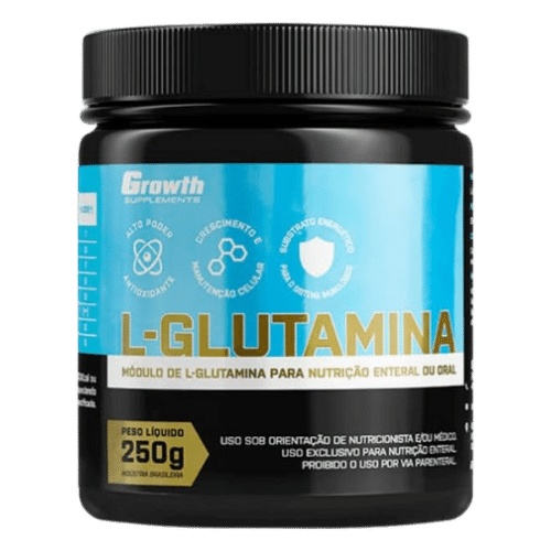 L-glutamina 250g Nutrição E Recuperação - Growth Supple