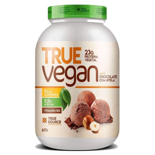 Pleno Corpo: Proteína True Vegan Chocolate com Avelã 1810g True Source