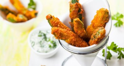 Batatas fritas de abobrinha