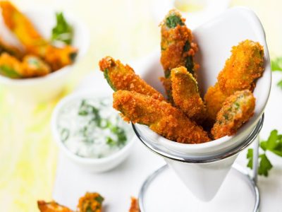 Batatas fritas de abobrinha
