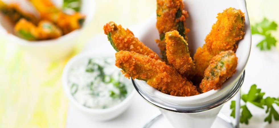 Batatas fritas de abobrinha