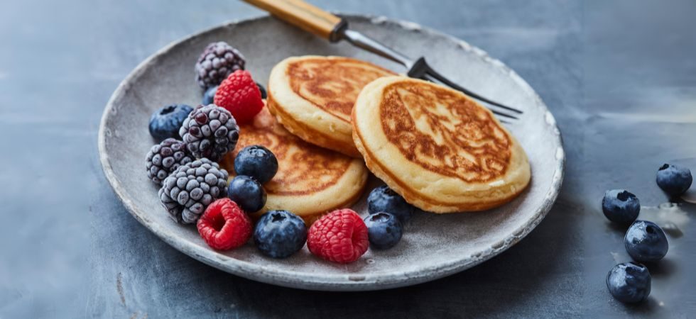 Panquecas de Aveia com Frutas Vermelhas